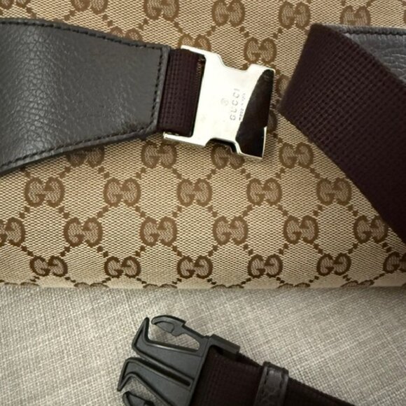 Gucci Beige and Brown Monogram Bag - Picture 15 of 16